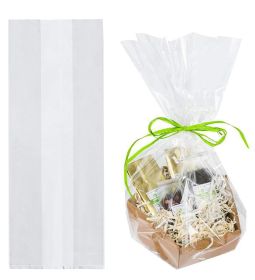 Pack of 500 Jumbo Gusset Bags 20 x 18 x 26 Clear Plastic Expandable Bags 20x18x26. Thickness 1.50 mil. Polyethylene Bags for Industrial, Foodservice