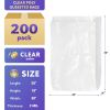 Pack of 200 Jumbo Gusset Bags 20 x 18 x 30. Clear Plastic Expandable Bags 20x18x30. Thickness 2 mil. Polyethylene Bags for Industrial, Foodservice
