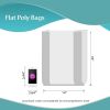 Pack of 1000 Flat Poly Bags 14 x 18. Clear Polyethylene Bags 14x18. Thickness 1.25 mil. Plastic Bags for Storing and Transporting. Ideal for Industria