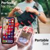 Travel Pill Organizer Moisture Proof Pill Holder Daily Medicine Organizer Box 7 Compartments with Labels