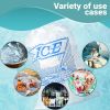 Pack of 500 Printed Metallocene Ice Bags 10 lb