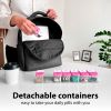 Extra Large Pill Organizer 2 Times A Day Pink Big Pill Box 7 Day Am Pm XL Weekly Vitamin Holder Jumbo Medicine Container for Supplement XXL Daily Pill