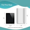 Pack of 1000 Flat Poly Bags 16 x 24. Clear Polyethylene Bags 16x24. Thickness 1.25 mil. Plastic Bags for Storing and Transporting. Ideal for Industria