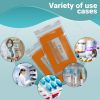 Pack of 1000 Orange PRN Bags, Clear 4 x 6. Zipper Printed Bags 4x6 with 2 mil Thick. Secure Seal Type Closure. Polyethylene Bags for Health Needs