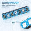 Weekly Medicine Pill Organizer Waterproof 7 Day Large Pill Box Daily Pill Case Cute Vitamin Organizer Portable Pill Container Travel Pills Holder XL S